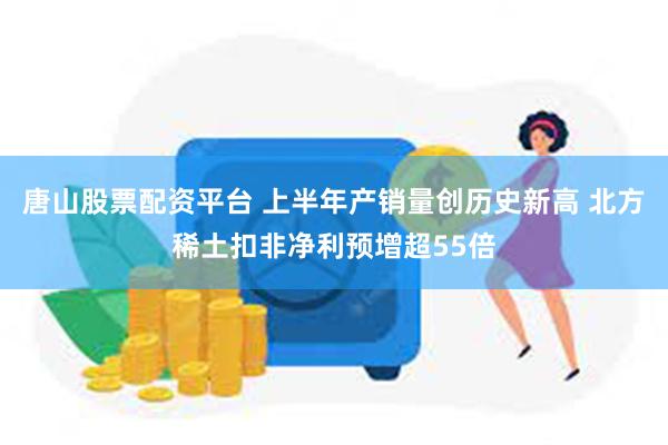 唐山股票配资平台 上半年产销量创历史新高 北方稀土扣非净利预增超55倍