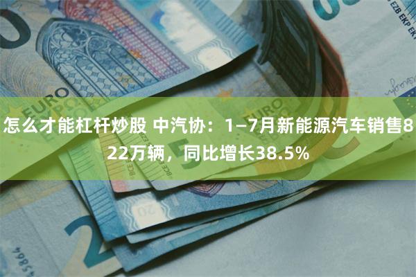 怎么才能杠杆炒股 中汽协：1—7月新能源汽车销售822万辆，同比增长38.5%
